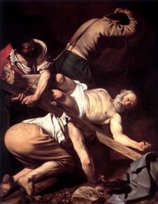 Jesus Resurrection (Crucifixion Of Peter by Caravaggio)